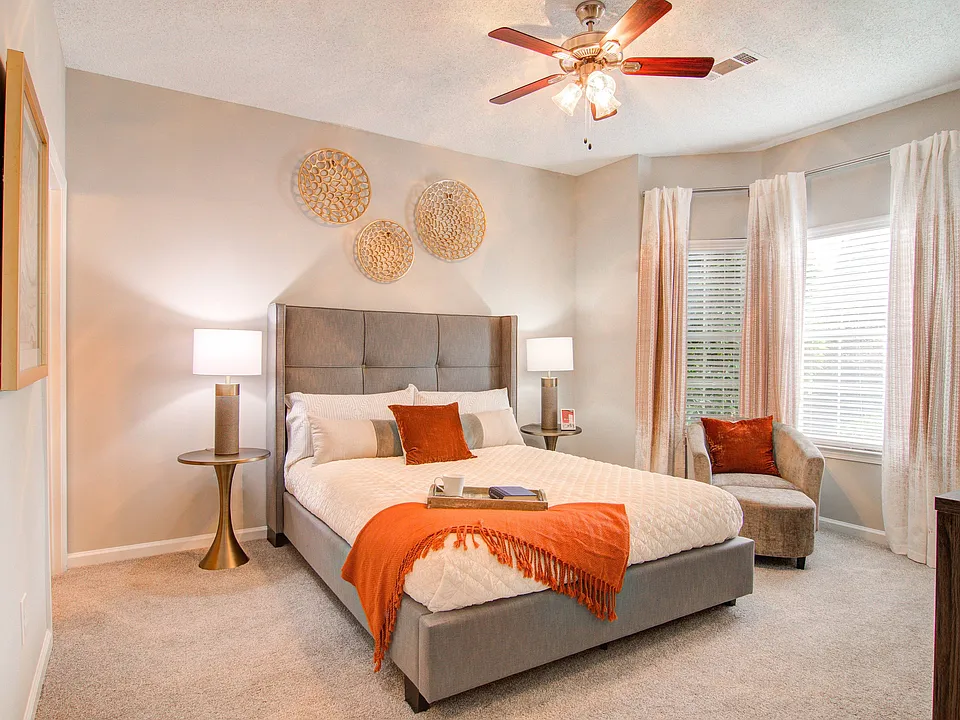 Spacious Bedroom with Bay Window