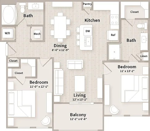 Floor plan B1