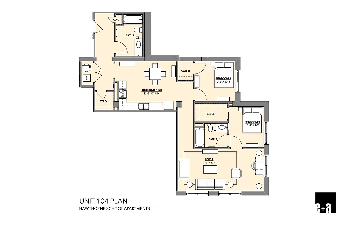 Floor plan 104