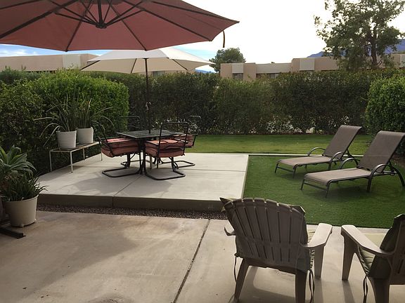 South facing patio