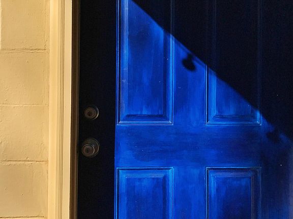 Blue Entry Door
