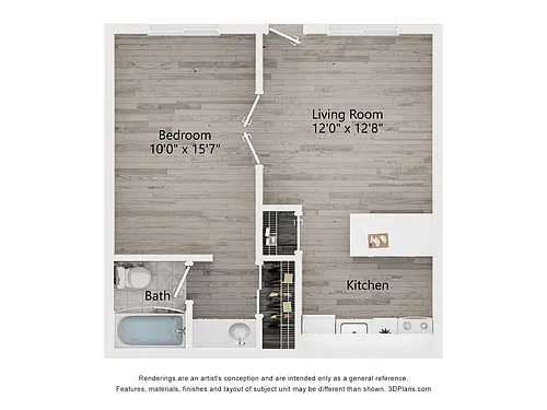 Floor plan The Addison