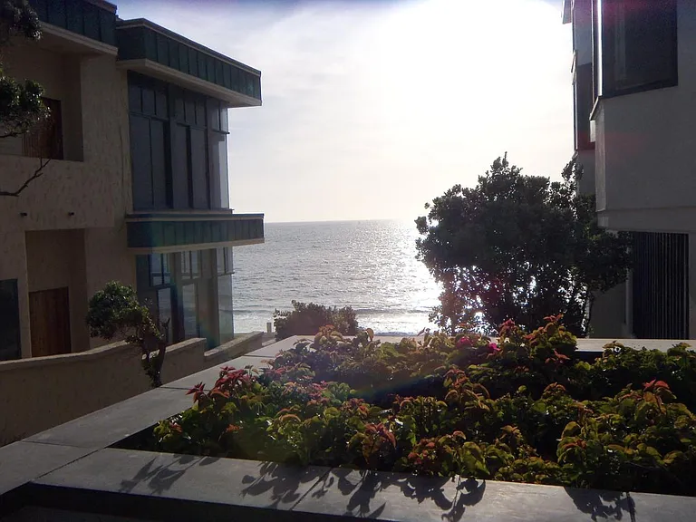 View from front of building