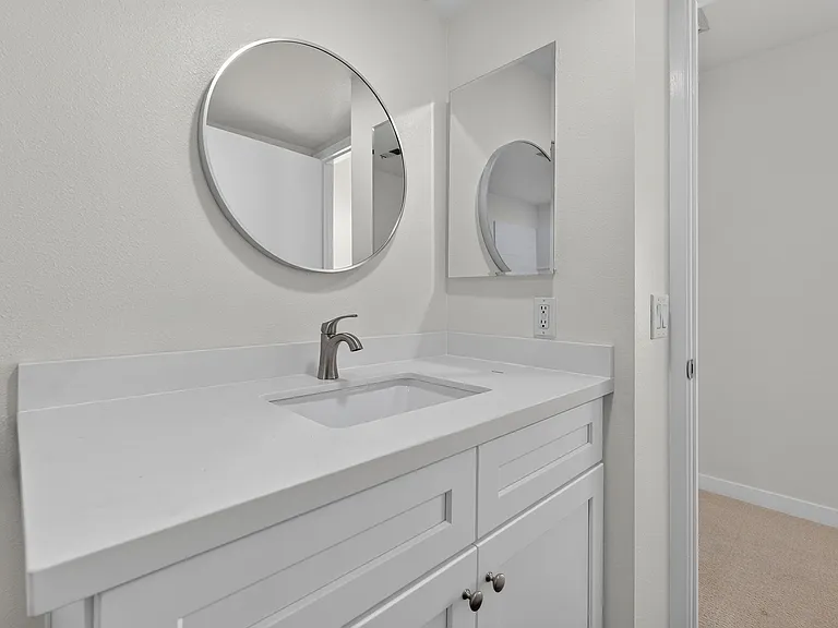 Hallway bathroom