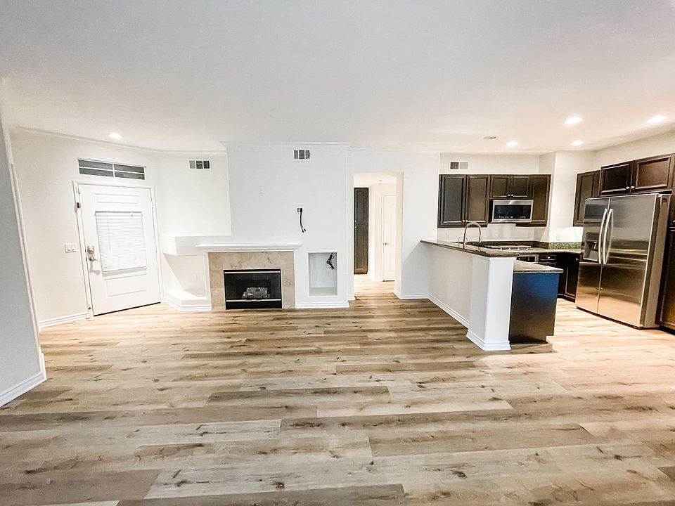 Living room and kitchen.