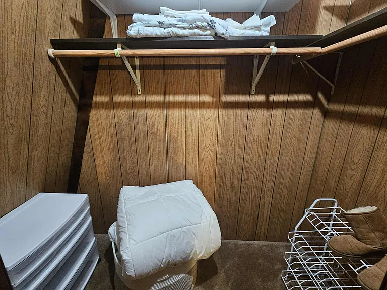 Walk in closet bedroom 2 upstairs
