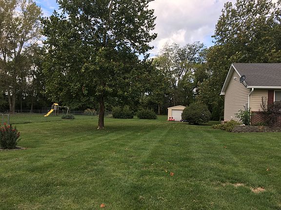 South side with shed