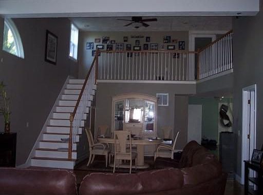 NEWLY CONSTUCTED STAIRCASE TO SECOND LEVEL LIVING AREAS