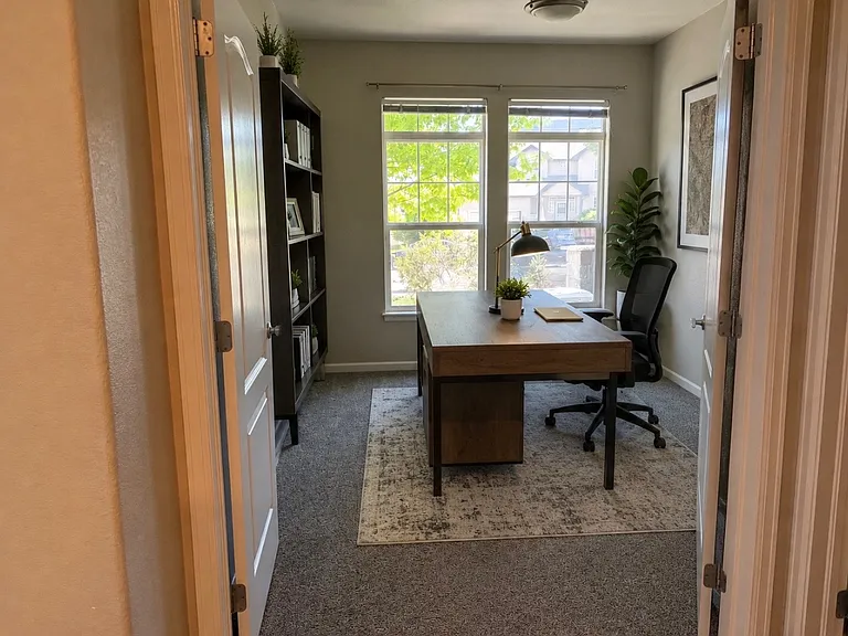 Great main floor office.