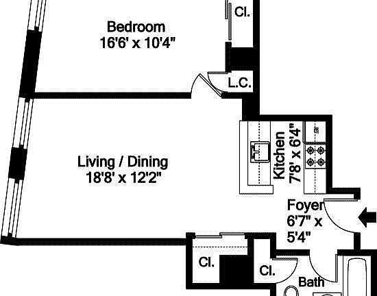 2nd image of 150 Nassau St APT 5G