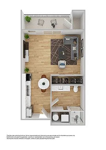 Floor plan Studio