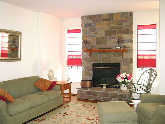 Family with Fabulous Stone Fireplace!