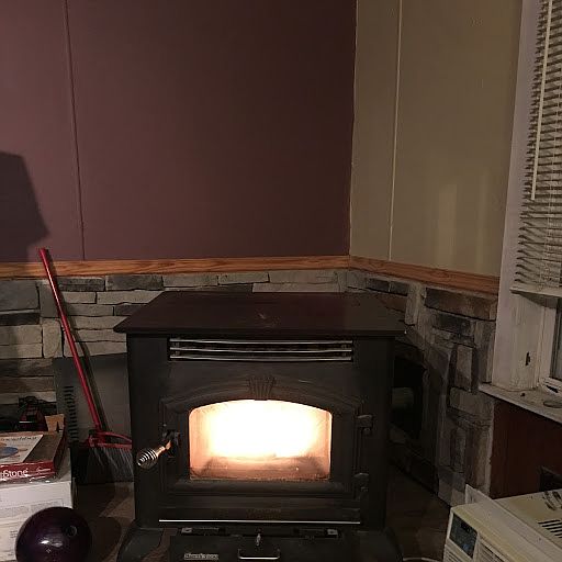 pellet stove heats 1500sq 