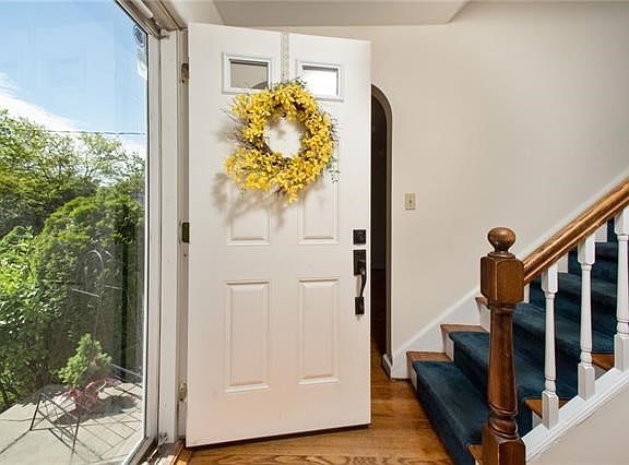 A welcoming and inviting view to the entrance