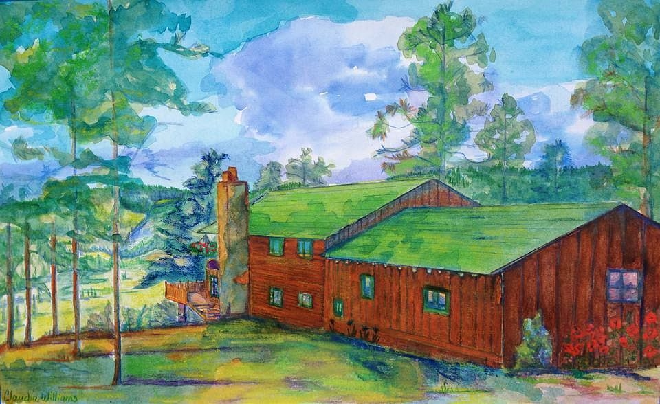 Watercolor by local artist