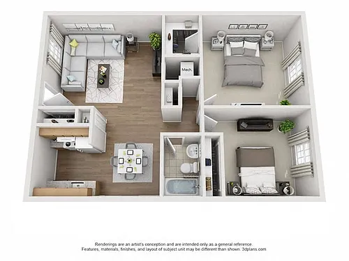 Floor plan Aspen Magnolia