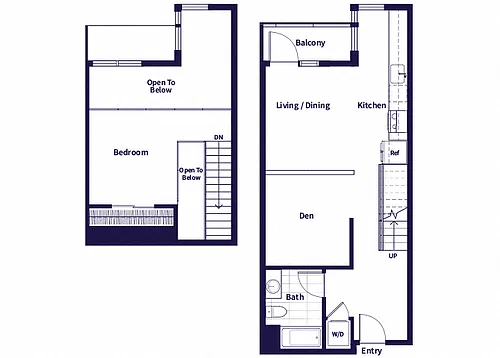 Floor plan A20L Loft + Den