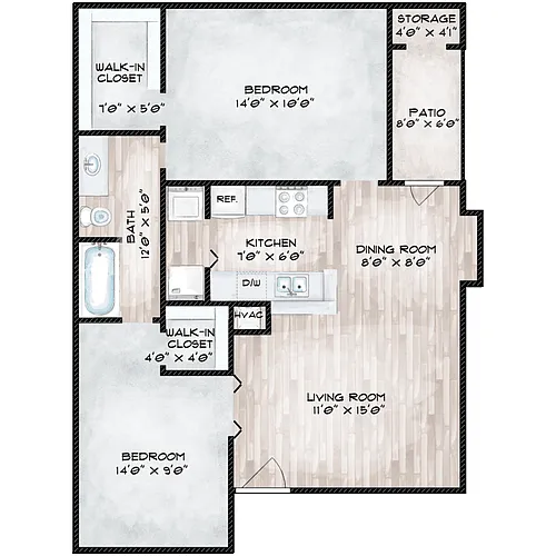 Floor plan D