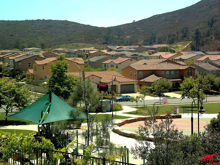 View of Playground and Basketball Court