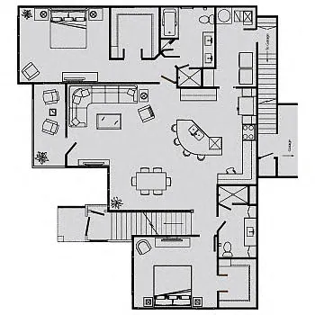 Floor plan L2 (att gar)