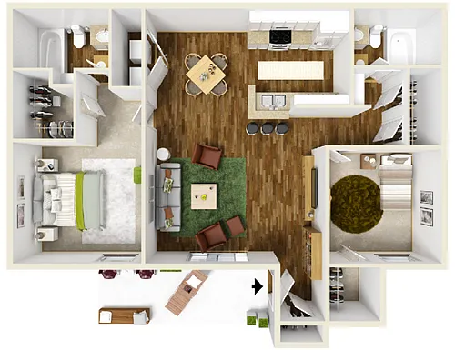Floor plan B2