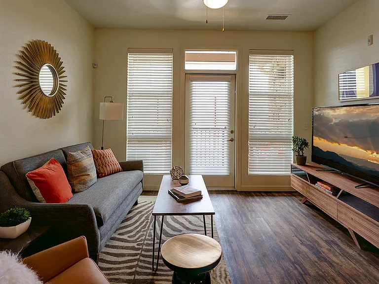 Living Room with Hard Surface Flooring