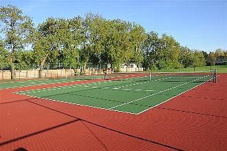 Tennis courts