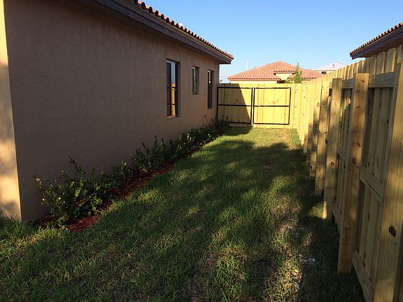 Side backyard view