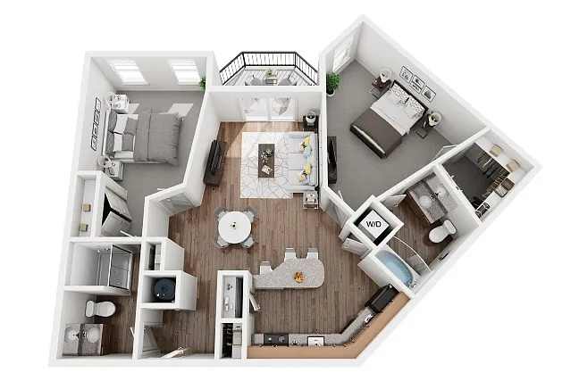 Floor plan Chatham Renovated