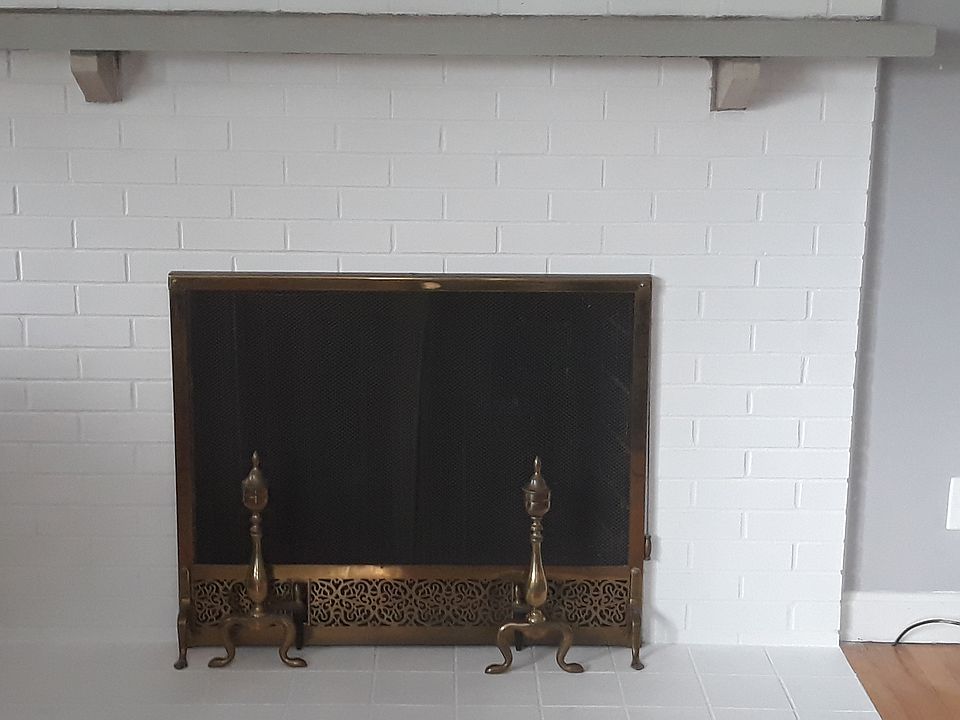 Fireplace in living room upstairs