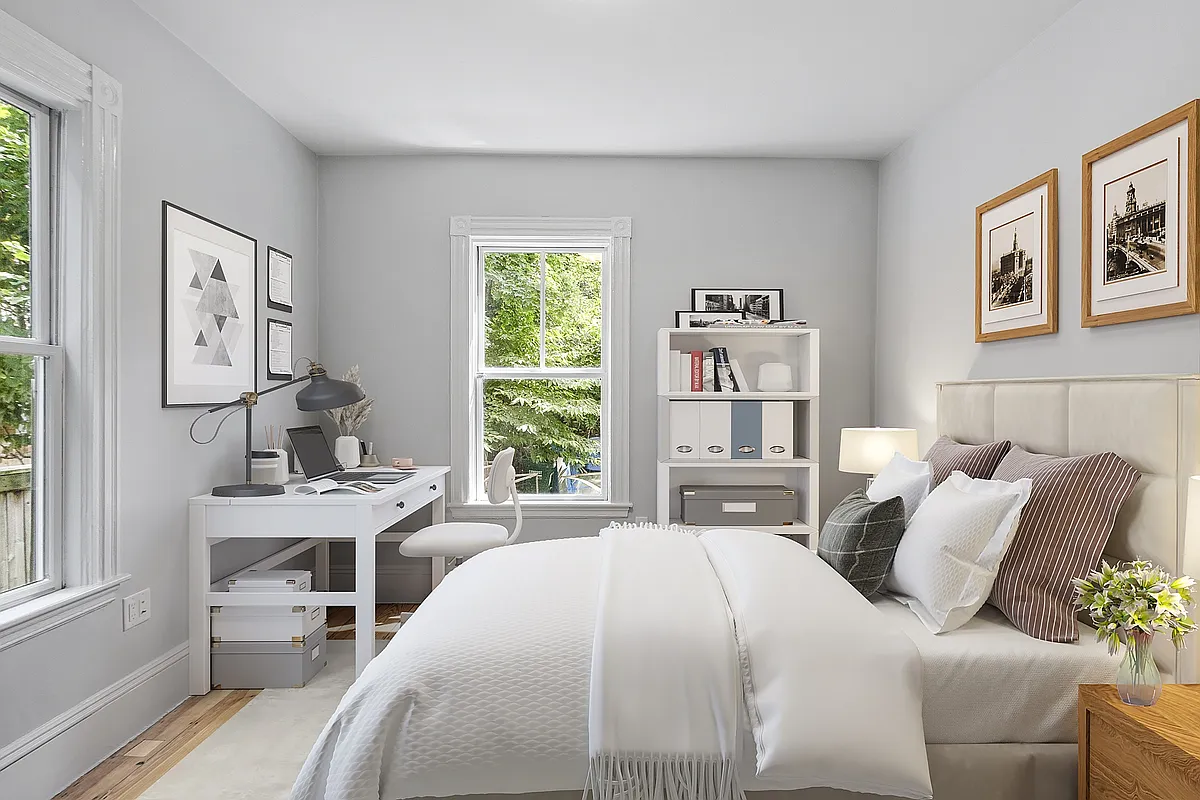 second room (virtually staged) - 68 Banks St #1B