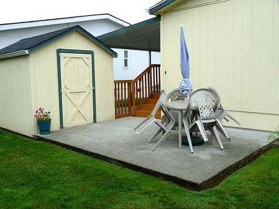 Patio and Outbuilding