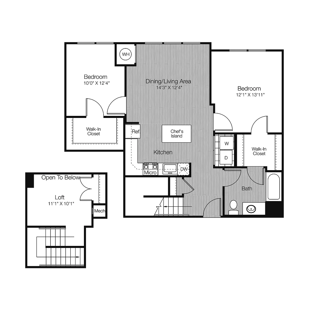 Floor plan 2A1-L