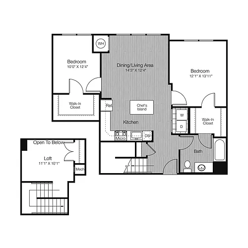 Floor plan 2A1-L