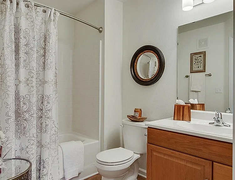 Bright bathroom
