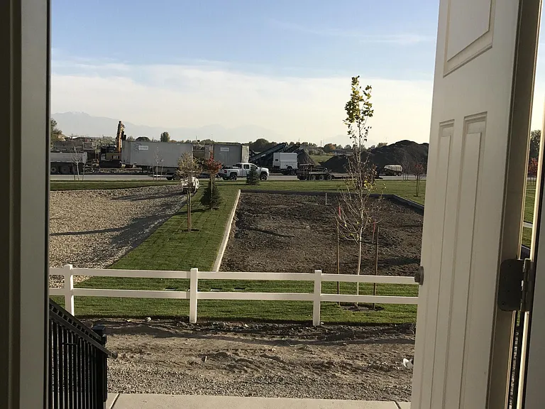 Walk right out onto a sidewalk and 7 acre greenspace