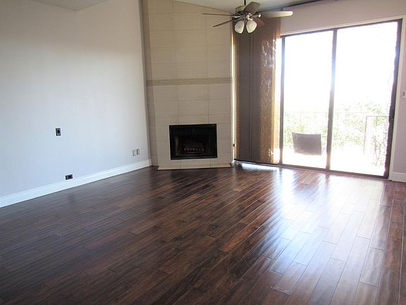 large living with hardwood flooring