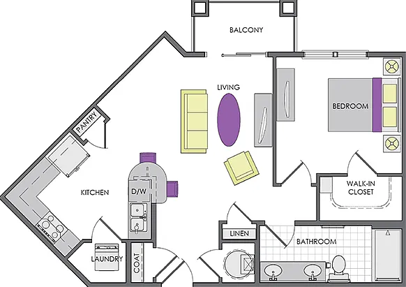 Caranday | 1 Bed / 1 Bath Caranday | 1 Bed / 1 Bath
