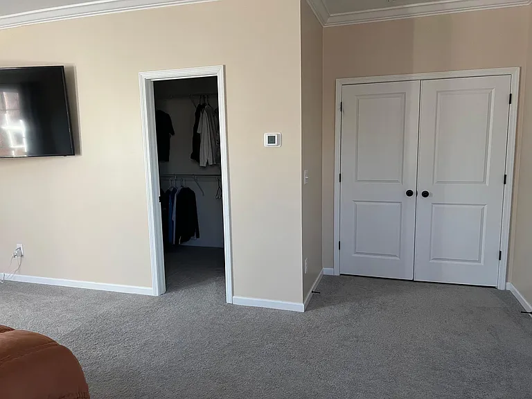 X-large walk in closet and French Doors