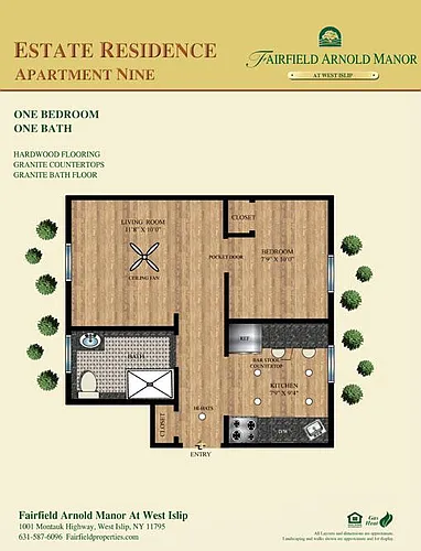Floor plan Estate Residence Suite Nine