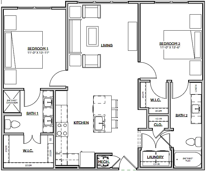 Floor plan B2