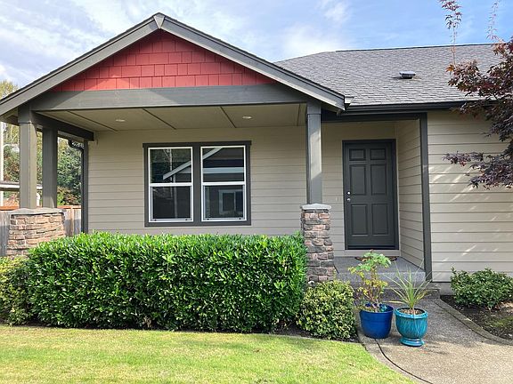 Professional landscape service included in rent.