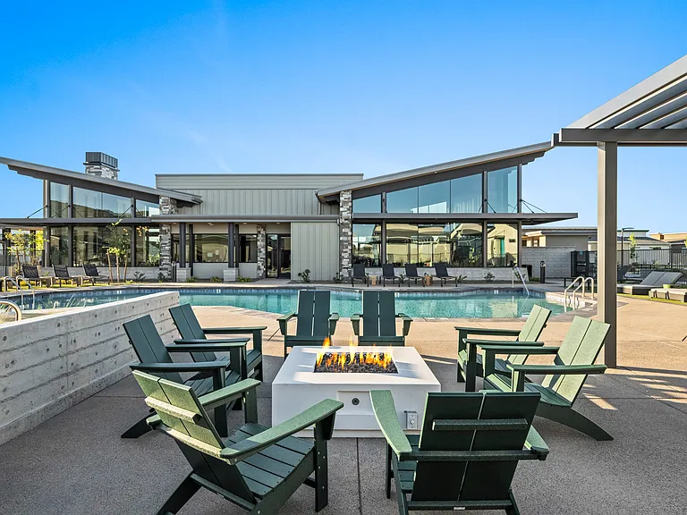 Community Fire Pit | Apartments Prescott Valley, AZ | The Flats at Jasper