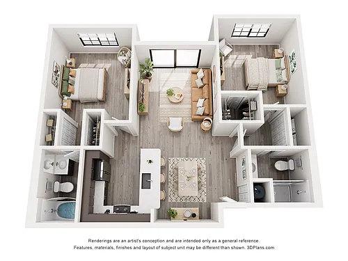 Floor plan B2B The Palm