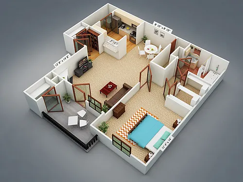 Floor plan C