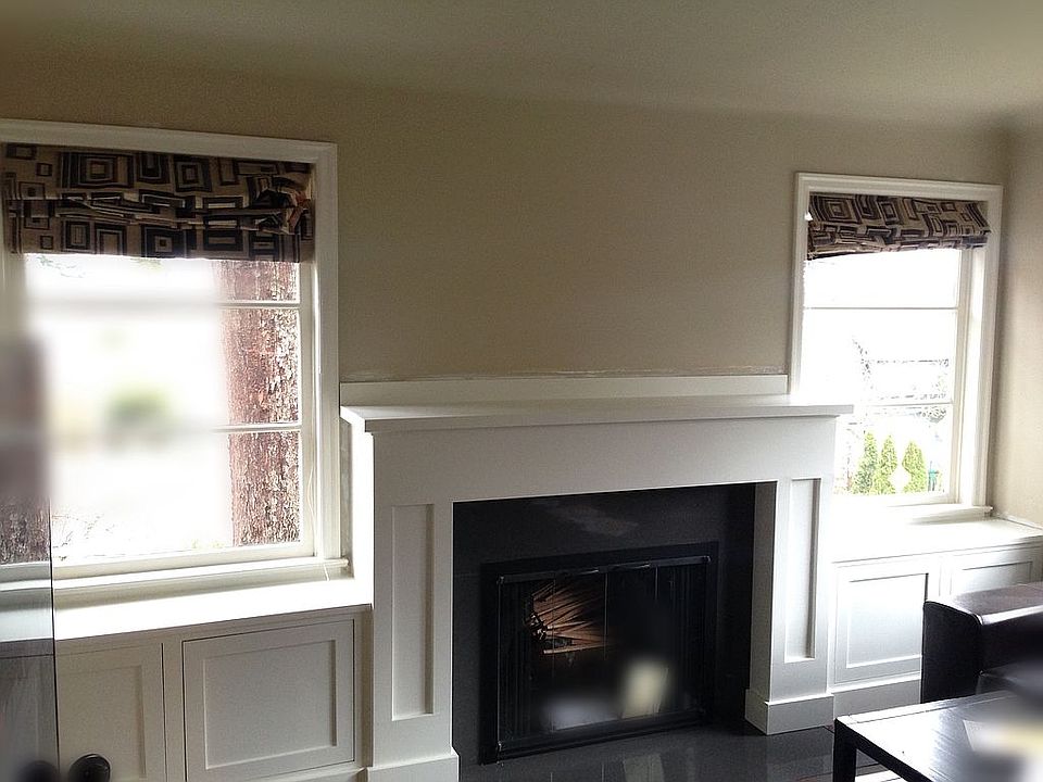 Fireplace in living room