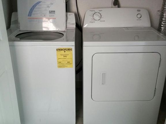 NEW WASHER AND DRYER