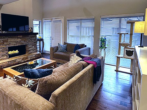 Built in electronics to make it easy to place a large TV with no visible cords