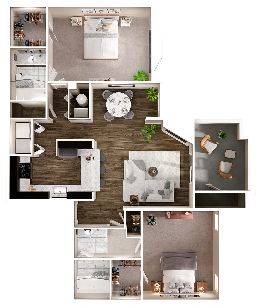 Floor plan Elmhurst Phase I