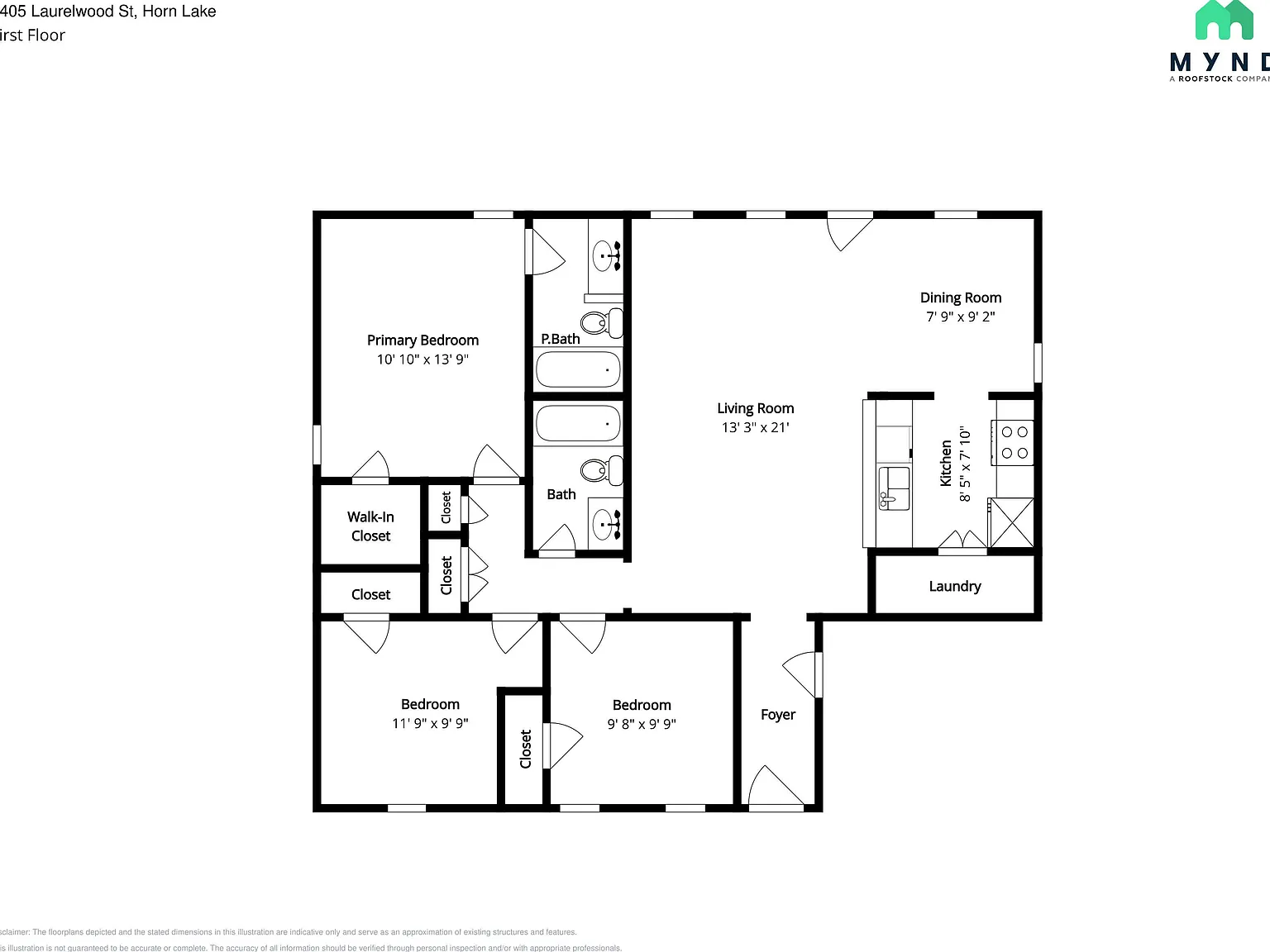 3 bed, 2.0 bath, 1200 sqft, $1,605 — Photo 2